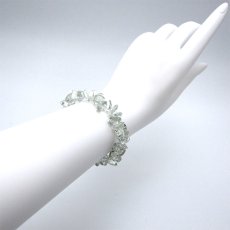 画像3: グリーンアメジストハートカットブレスレット Greenamethyst HeartcutBracelet 10mm プラシオライト ブラジル産 天然石 パワーストーン ギフト プレゼント (3)