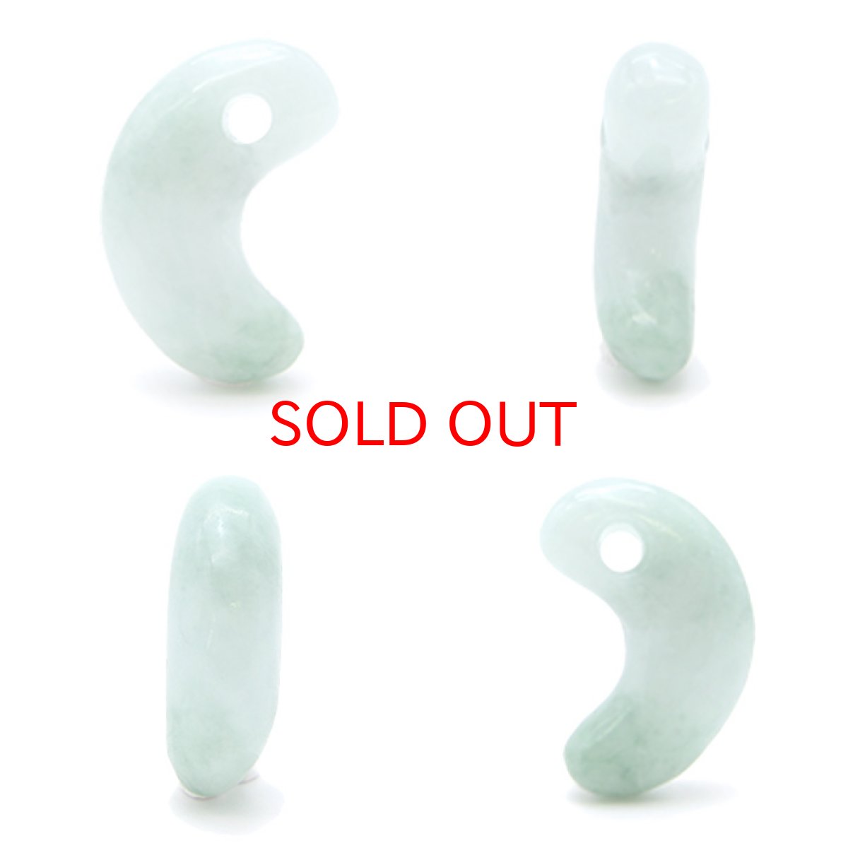 画像2: 【一点もの】 【希少】 糸魚川翡翠 緑 勾玉 幸運 ひすい ヒスイ 国石 パワーストーン 天然石 硬玉 ジェダイド  5月誕生石 糸魚川ひすい 健康運 お守り 3.6g 小滝コン沢産 (2)