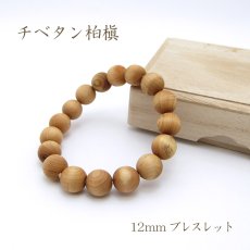 画像1: パワーズウッド チベタン柏槇 ブレスレット12mm (1)