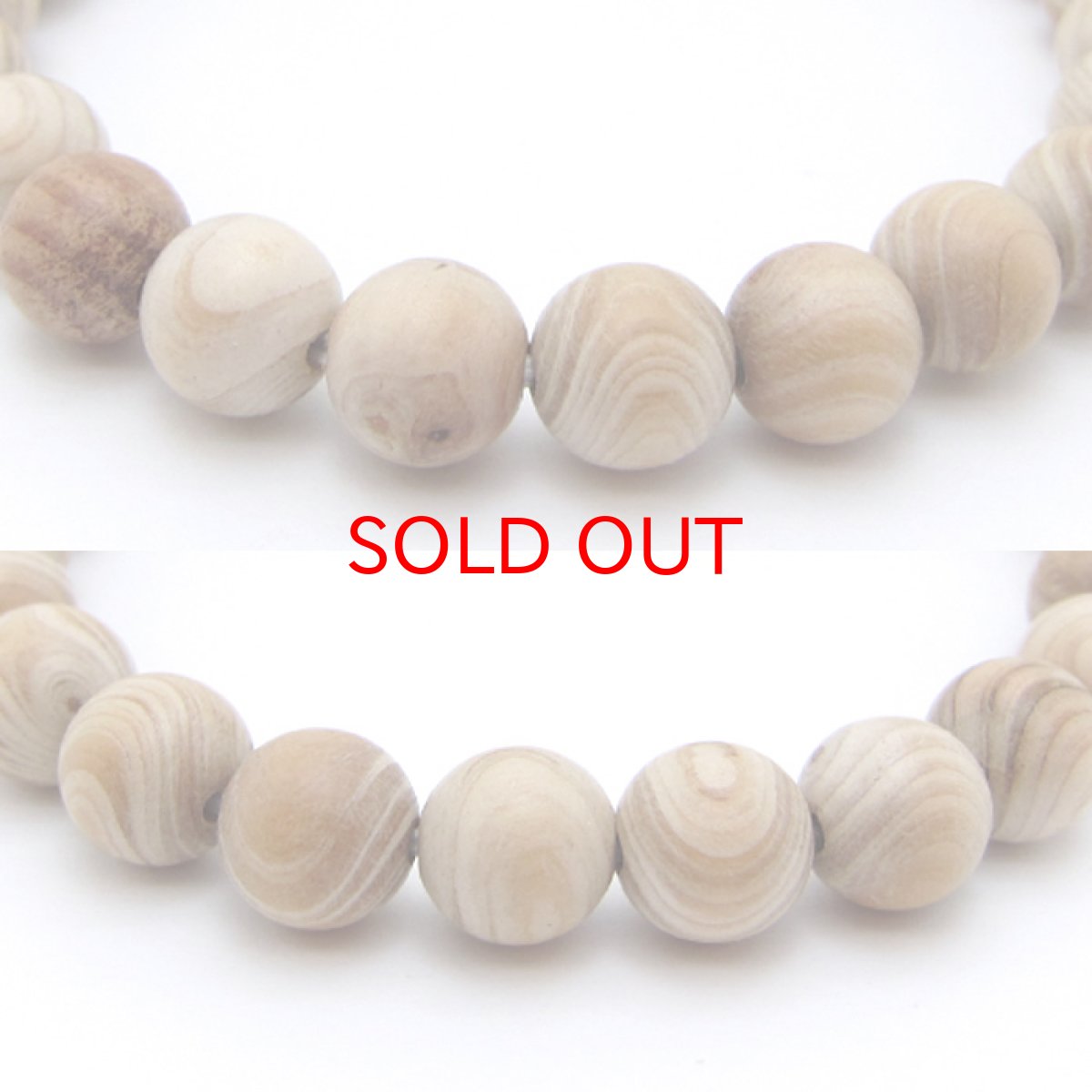 画像4: パワーズウッド ホワイトドラゴンアイ ブレスレット8mm (4)