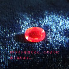 画像4: 【一点物】 レッドスピネル ルース 0.76ct 希少 赤 ビルマ産 尖晶石 Red spinel 天然石 パワーストーン (4)