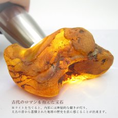 画像3: 【一点物】 天然琥珀 アンバー 原石 置き物 アンバー原石 植物の化石 樹脂の化石 リトアニア産 長寿 太陽 天然石 パワーストーン amber【送料無料】 (3)