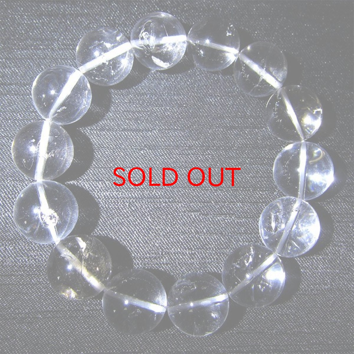 画像3: 【一点物】 水入り水晶 ブレスレット 14mm 稀少価値 パワーストーン 天然石 ウォーターインクォーツ ウォータードロップクォーツ 魚水之歓 (3)