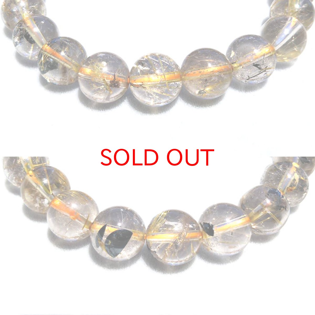 画像2: [一点もの] タイチンルチルヘマタイトブレスレット 9mm 金針水晶 titinrutilbracelet ブラジル産 ゴールドルチル 天然石 パワーストーン ギフト プレゼント (2)