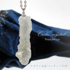 画像1: 【1点もの】カクタスクリスタル サボテン水晶 インド産 天然石 原石 ネックレス ネックレストップ ペンダントトップ ペンダント パワーストーン 半透明 (1)