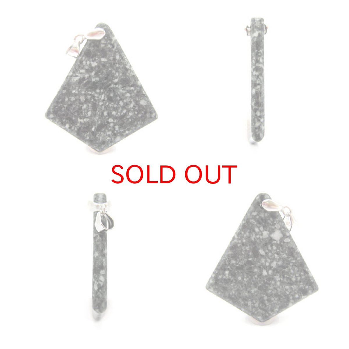 画像2: 遠野の銘石 ペンダントトップ 扇型 岩手県遠野産 とおのの銘石 岩手 遠野 パワーストーン 天然石 (2)