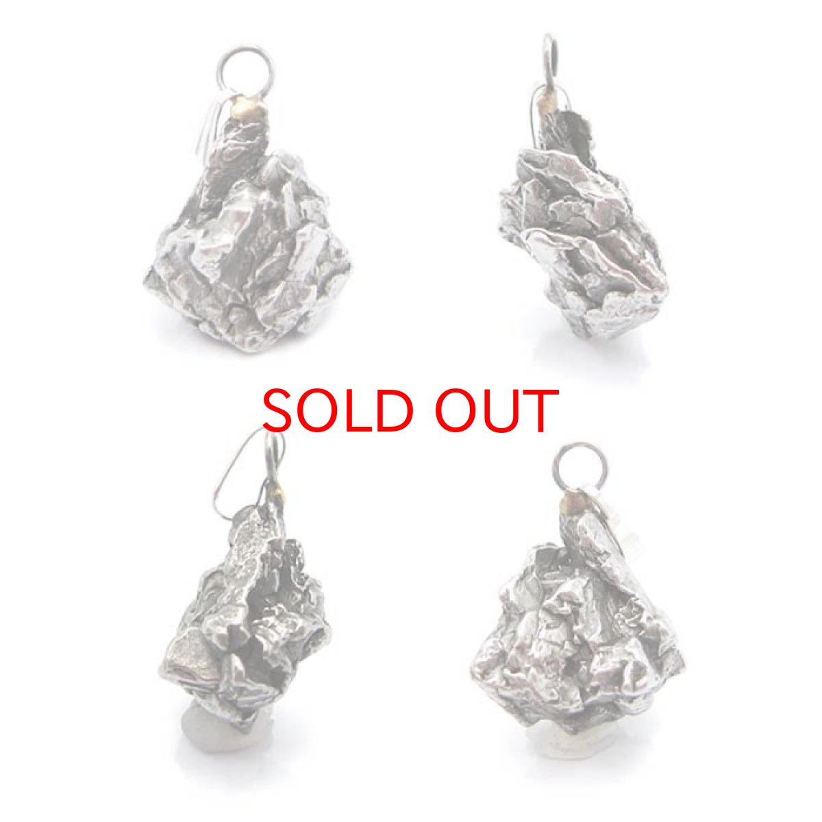 画像2: ギベオン隕石 ペンダント トップ シルバー 9.5g 宇宙のパワー 隕石 チャネリング 浄化 (2)