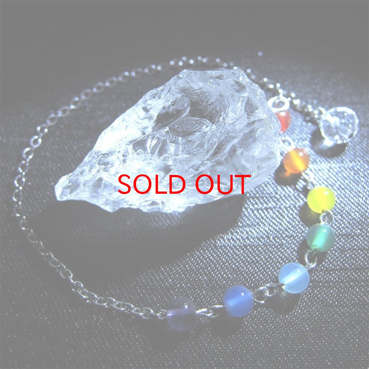 画像2: チャクラカラーペンデュラム ヒマラヤ水晶 原石 (2)