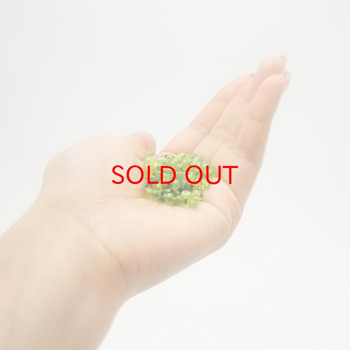 画像3: レアさざれ10g 天然グリーンアンバー ミルキーアンバー リトアニア産 パワーストーン 天然石 (3)