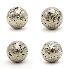 画像2: 【 一点もの 】パイライト pyrite Φ40 隕石 黄鉄鉱 丸玉 置物 (2)