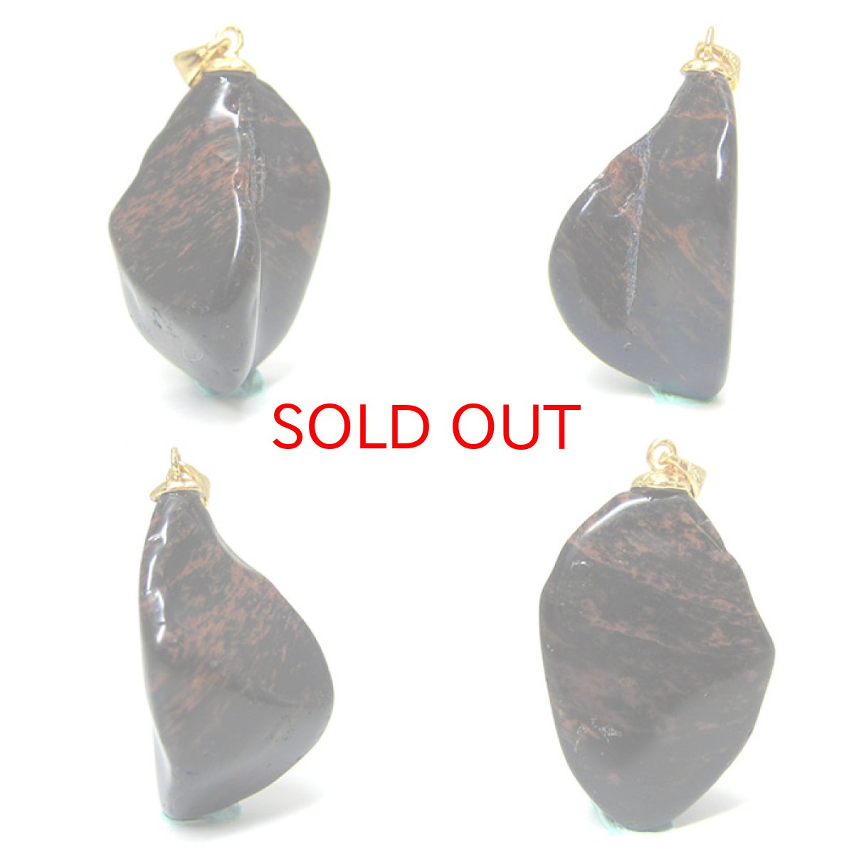 画像2: 【日本の石】 ヴァーミリオンオブシディアン 原石 ペンダントトップ 日本銘石 北海道 (2)