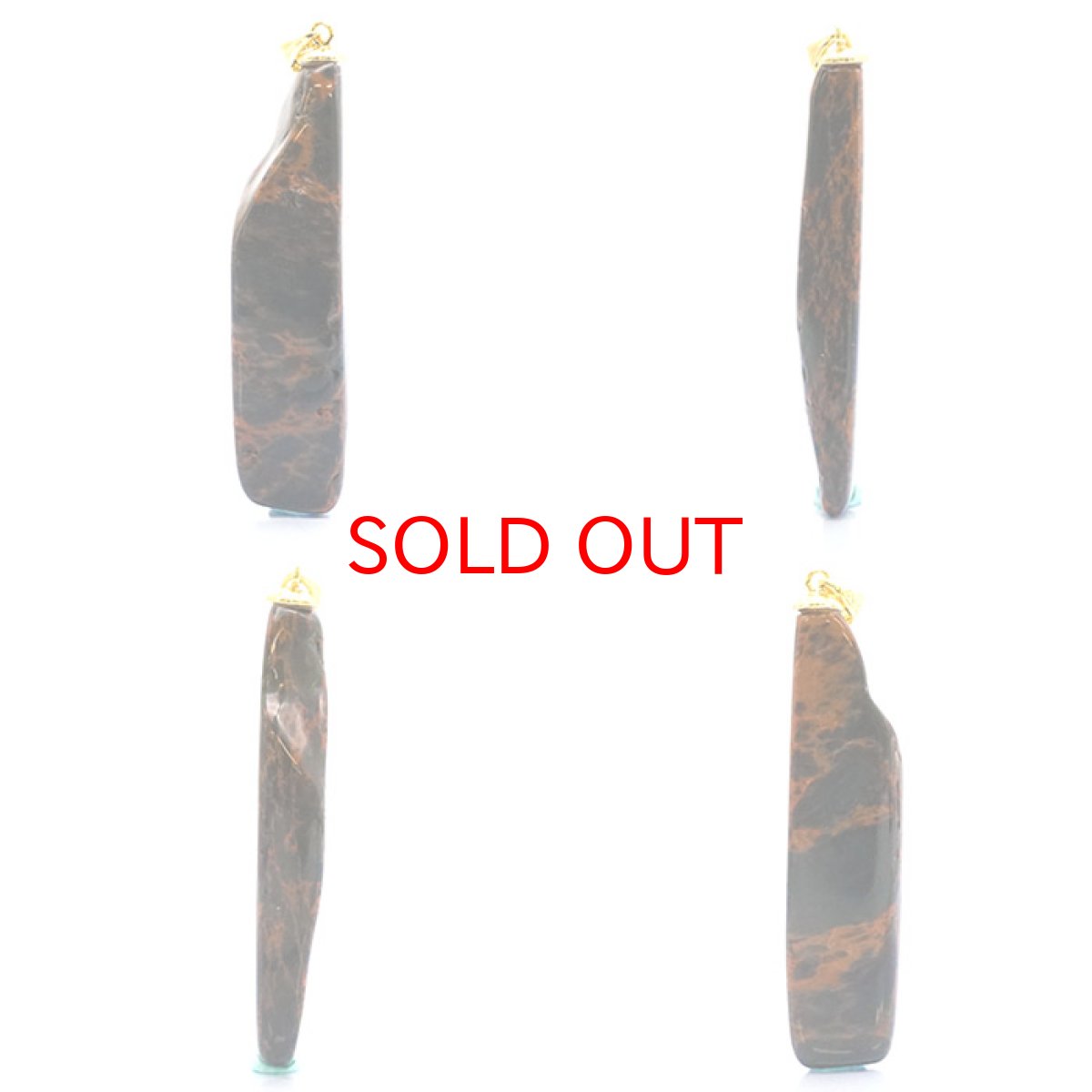 画像2: 【日本の石】 ヴァーミリオンオブシディアン 原石 ペンダントトップ 日本銘石 北海道 (2)