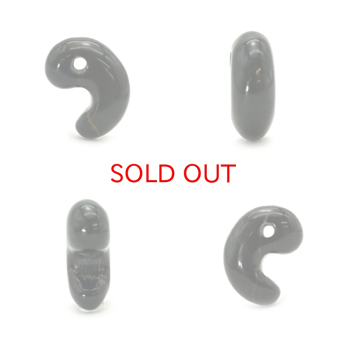 画像2: 【日本の石】 神居古潭 勾玉 20mm 北海道 天然石 パワーストーン レディース メンズ (2)