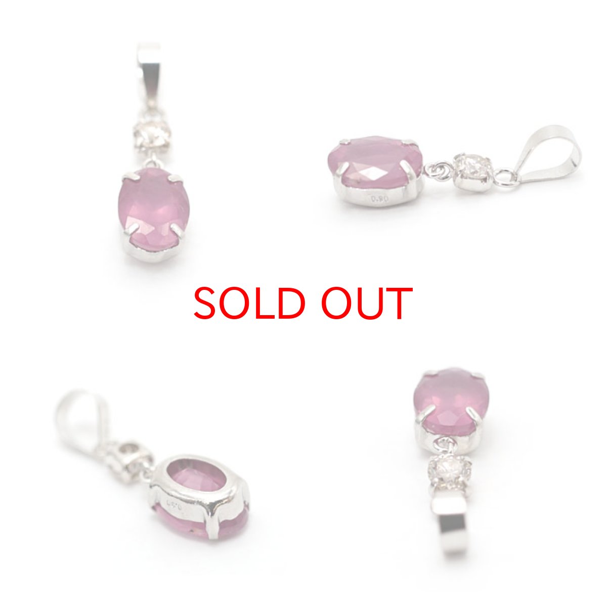 画像2: 天然石 ジュエリー ペンダント マルチスピネル マダガスカル産 ダイヤモンド PT900 一粒 シンプルペンダント プラチナ ネックレス necklace 天然石 パワーストーン 【送料無料】 (2)