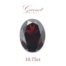 画像1: 【一点もの】 ガーネット ルース 10.75ct Garnet 1月誕生石 天然石 パワーストーン ブラジル産 (1)