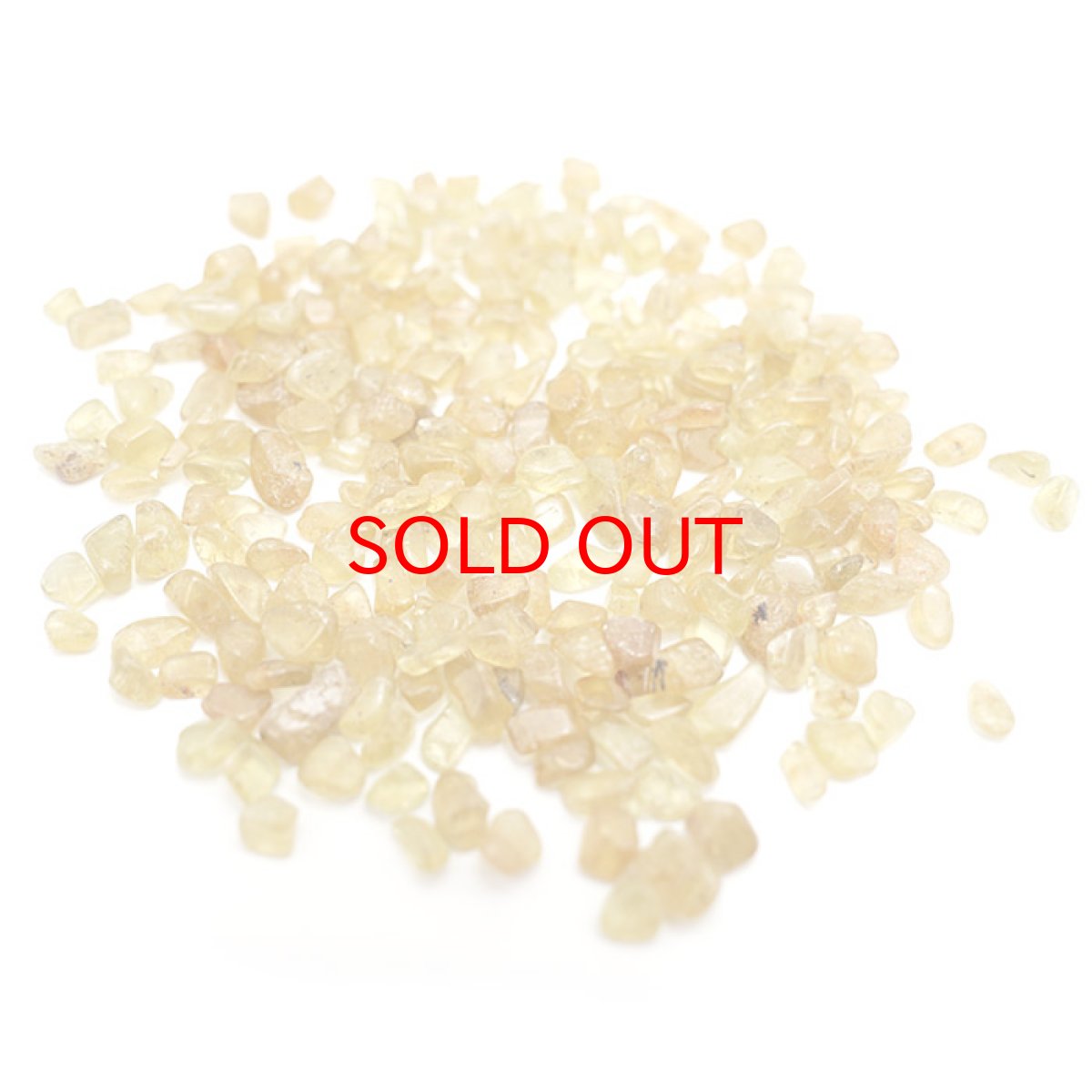 画像2: さざれ100g イエローアパタイト 天然石 パワーストーン (2)