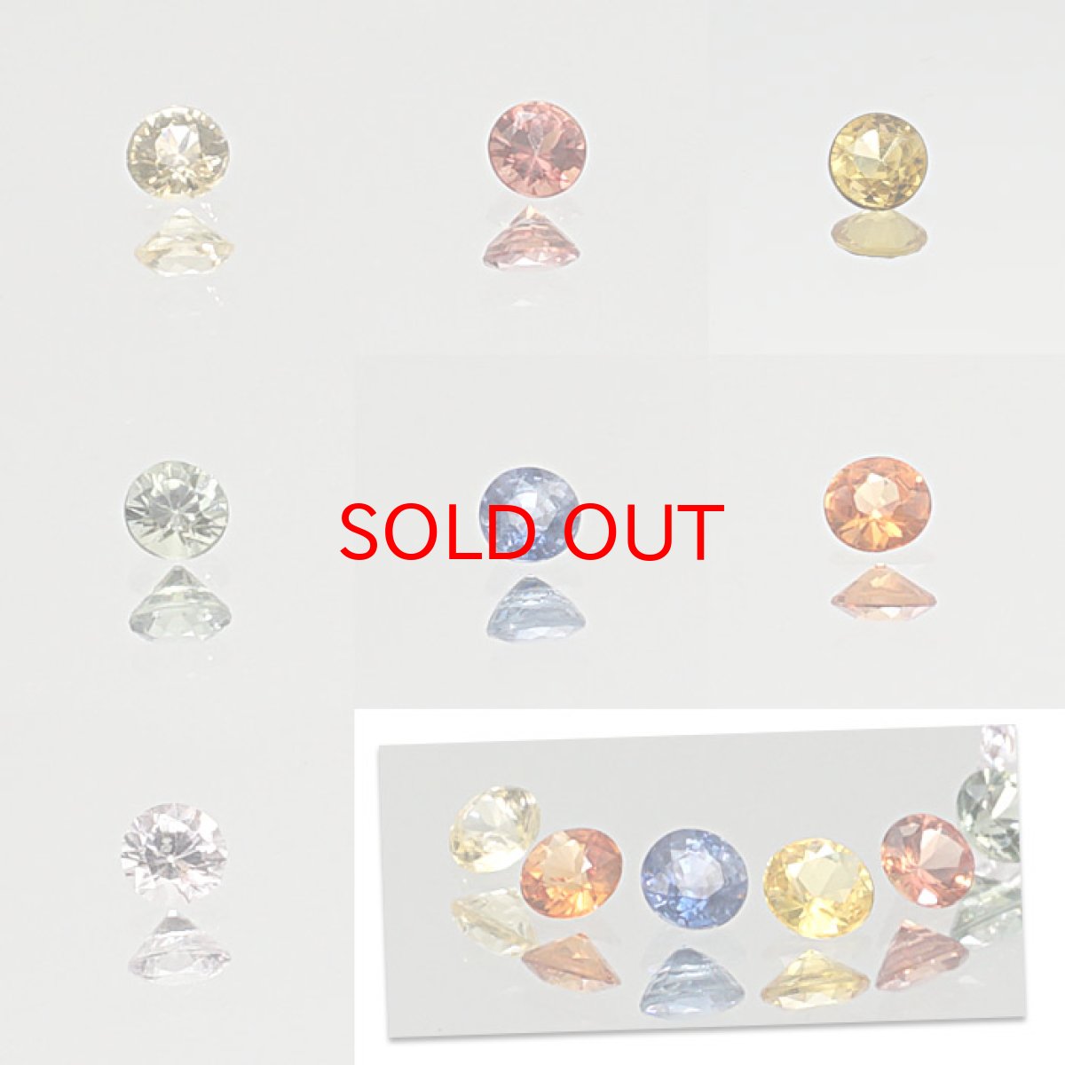 画像2: マルチ サファイア ルース Box Sapphire 青玉 サファイア ルースセット ルースボックス 【 9月誕生石 】 天然石 パワーストーン (2)