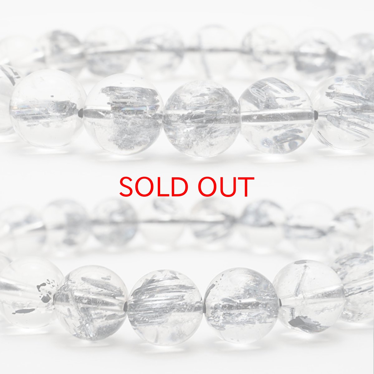 画像2: [一点もの] プラチナルチル ブレスレット 9mm ブラジル産 platinumrutil ブルッカイト 針水晶 プラチナクォーツ 天然石 パワーストーン ギフト プレゼント (2)