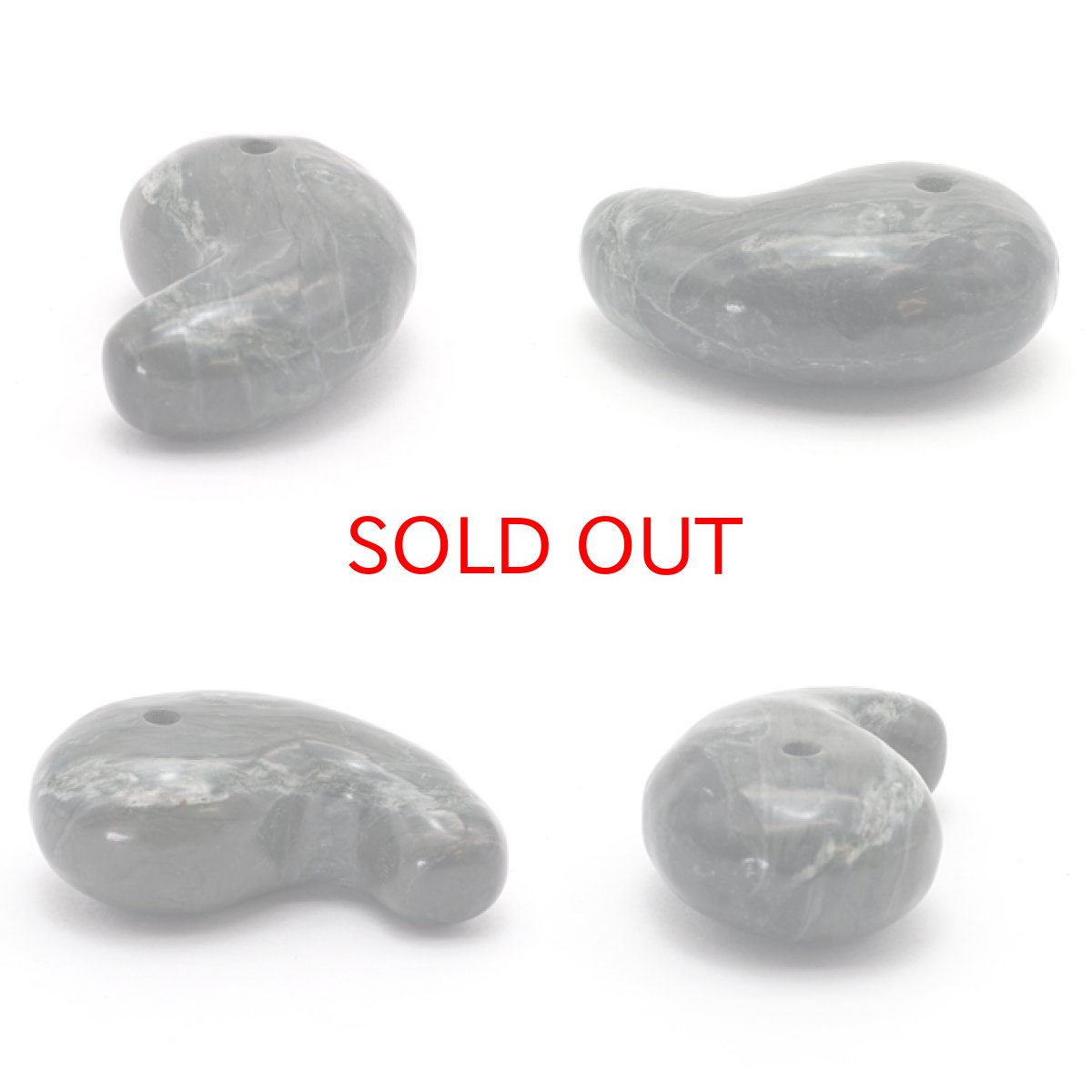 画像2: 【日本の石】 大和光石 勾玉 約30mm グリーン 宮崎県 鉱物 天然石 パワーストーン (2)