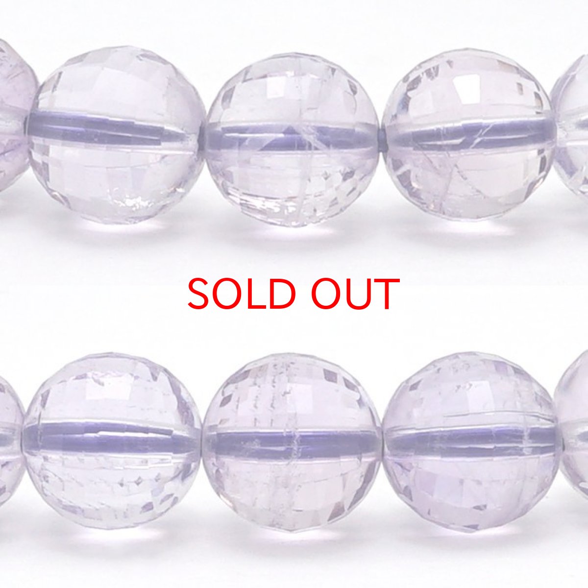 画像2: 【 一点物 】ローズアメジスト ブレスレット 7mm マダガスカル産 天然石 パワーストーン 恋愛運 二月誕生石 紫 パープル 浄化 (2)