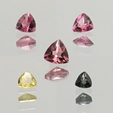 画像3: トルマリン マルチ ルース Box Tourmaline ルースセット ルースボックス 【 三角10色セット 】ブラジル産 天然石 パワーストーン (3)