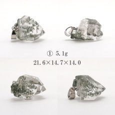 画像2: 【一点もの】マニハール水晶 ペンダントトップ ヒマラヤ 原石 インド産 ネックレス 水晶 天然石 パワーストーン (2)