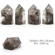 画像2: ガーデンクォーツ  ポイント 原石 六角柱 【 一点もの 】 Garden quartz 庭園水晶 水晶 ブラジル産 浄化 空間 リフレッシュ パワーチャージ  天然石 パワーストーン (2)