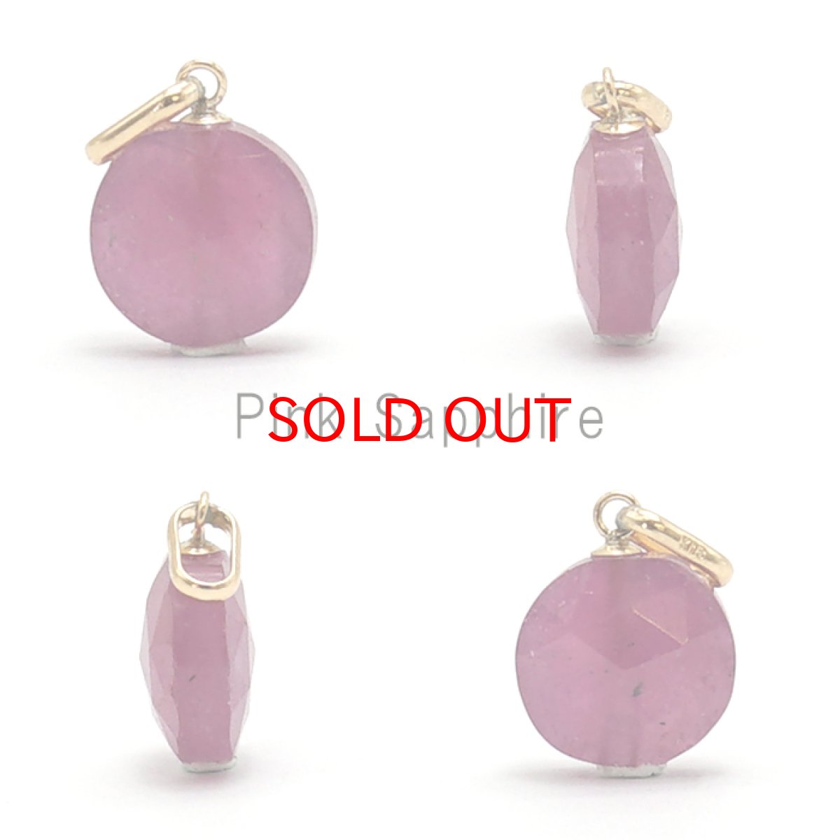 画像3: サファイア ペンダントトップ sapphire 天然石ジュエリー ペンダント K18 一粒 スリランカ産 日本製 イエロー ピンク ネックレス necklace 天然石 パワーストーン (3)