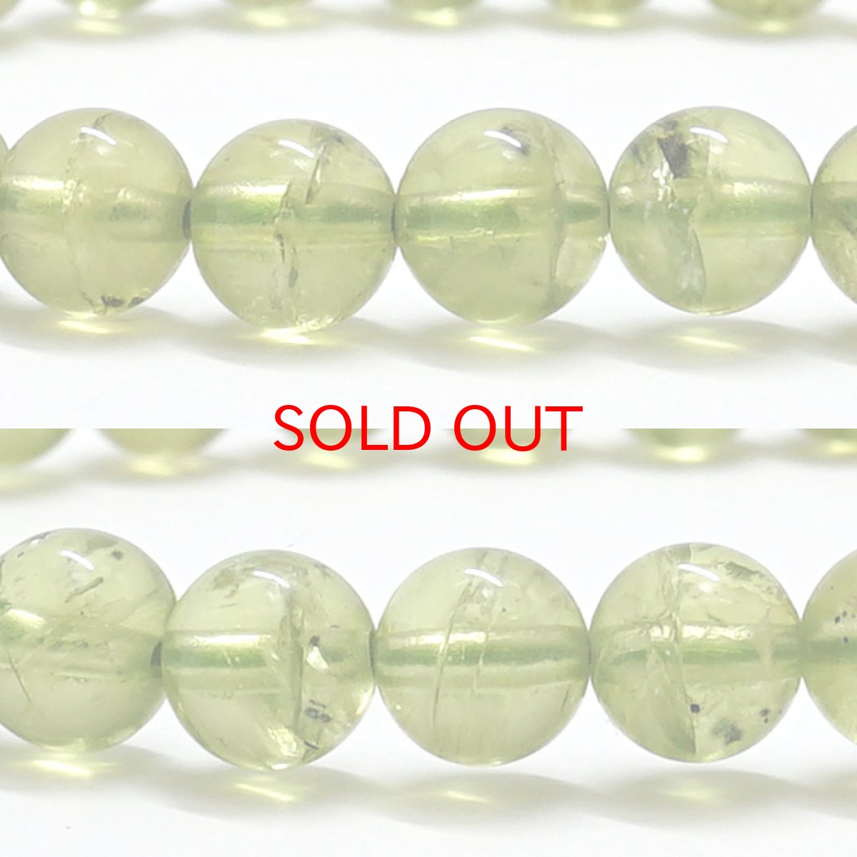 画像2: ペリドットブレスレット 6mm玉 ブレスレット ブレス パキスタン産 【 一点もの 】 ペリドット 希少 天然石ブレスレット パワーストーンブレスレットパワーストーン お守り 浄化 天然石 (2)