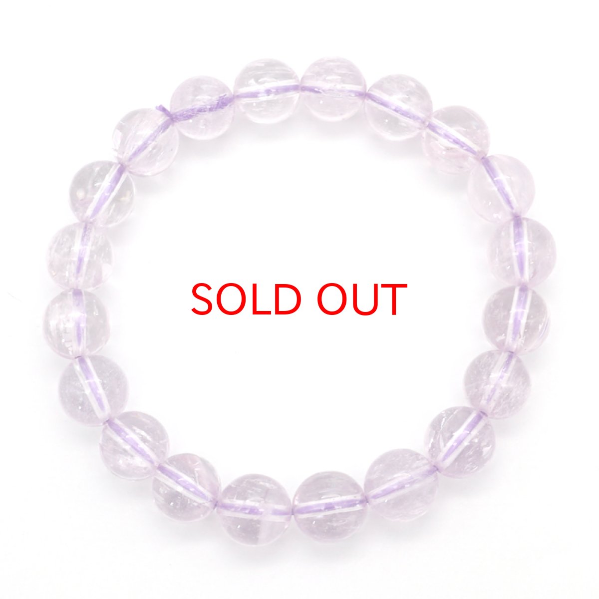 画像3: 【 一点もの 】クンツァイト ブレスレット 9mm ブレス スポデューメン Kunzite リシア輝石 ブラジル産 天然石 パワーストーン (3)