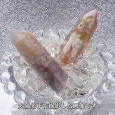 画像6: チェリーブロッサムアゲート ポイント 原石 六角柱 【 一点もの 】マダガスカル産  cherryblossom agate 桜瑪瑙 桜 桜アゲート浄化 空間 リフレッシュ パワーチャージ 天然石 パワーストーン (6)