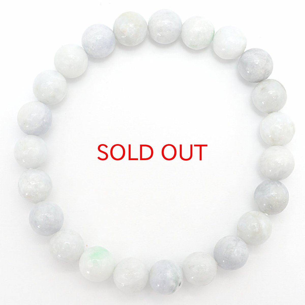 画像3: 糸魚川翡翠MIX 8mm玉ブレスレット 【日本の石】  小滝産 ブルーホワイト ラベンダー グリーン ミックス 新潟県 ひすい ヒスイ 糸魚川ひすい 糸魚川翡翠 糸魚川ヒスイ ブレス ブレスレット 浄化 お守り (3)