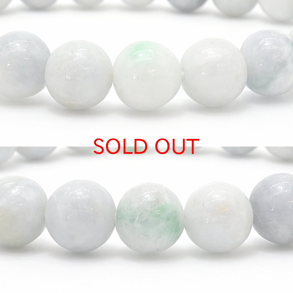 画像2: 糸魚川翡翠MIX 8mm玉ブレスレット 【日本の石】  小滝産 ブルーホワイト ラベンダー グリーン ミックス 新潟県 ひすい ヒスイ 糸魚川ひすい 糸魚川翡翠 糸魚川ヒスイ ブレス ブレスレット 浄化 お守り (2)