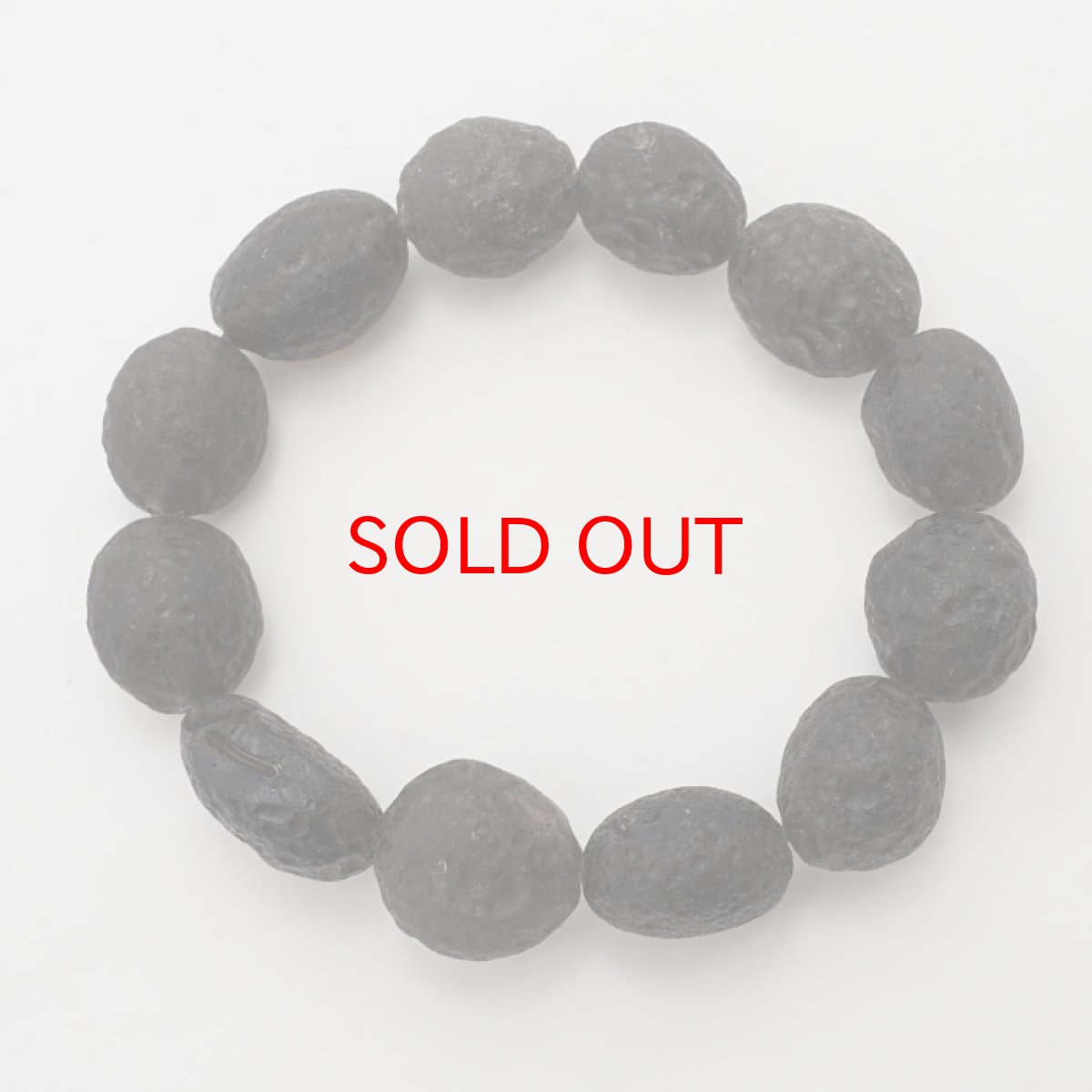 画像4: コロンビアナイト ブレスレット コロンビア産 約16mm 約52.2g 【希少】【 一点物 】 天然ガラス 超希少原石 天然石 パワーストーン (4)