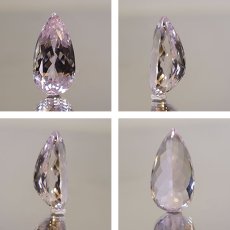 画像2: クンツァイト  ルース 18.20ct  ブラジル産【 1点物 】Kunzite リシア輝石 スポデューメン  裸石 希少石 ハンドメイド材料 ペンダント  指輪 オリジナルアクセサリー 宝石 jewelry  天然石 パワーストーン (2)