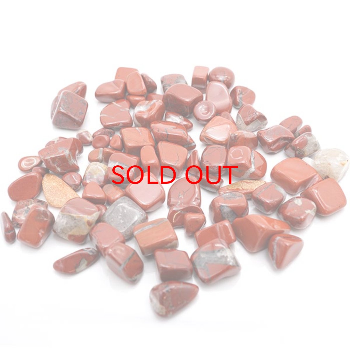 画像2: さざれ100g 佐渡 赤玉石 日本銘石 天然石 パワーストーン (2)