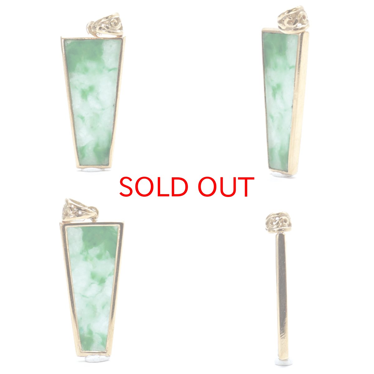 画像2: 【20%OFFセール】 【 専売 】 【一点物】 ハイグレード ミャンマー翡翠 ペンダントトップ 3.23ct K18 ミャンマー産 日本製 パワーストーン 天然石 (2)