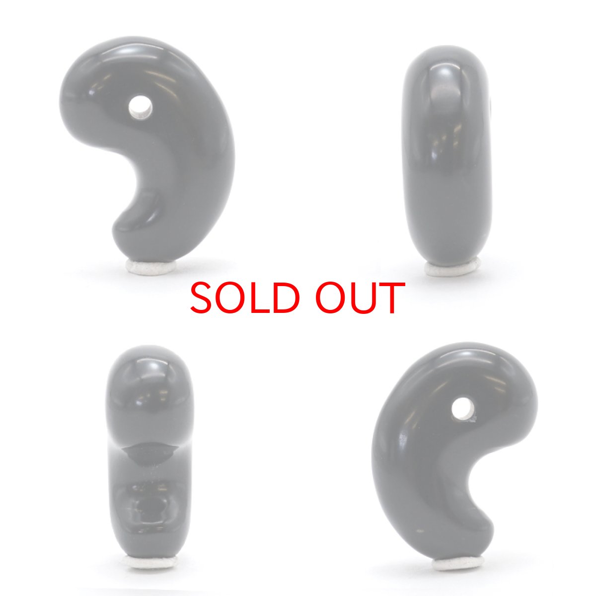 画像2: 【 日本の石 】 神居古潭 勾玉 25mm 北海道産 Kamuikotan お守り 浄化 天然石 パワーストーン 日本銘石 (2)