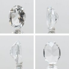 画像2: アクアマリン ルース 1.1ct ブラジル産 オーバルカット 【 一点物 】 Aquamarine 裸石 緑柱石 藍柱石 藍玉 水色 お守り 浄化 天然石 パワーストーン (2)