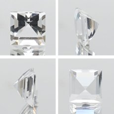 画像2: アクアマリン ルース 1.7ct ブラジル産 スクエアカット 【 一点物 】 Aquamarine 裸石 緑柱石 藍柱石 藍玉 水色 お守り 浄化 天然石 パワーストーン (2)