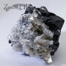 画像3: 【一点もの】 キャシテライト Cassiterite 錫石 すずいし 酸化鉱物 原石 中国産 56.9g 【希少】最高級 天然石 パワーストーン 透明度 幻の水晶 高品質 結晶 (3)