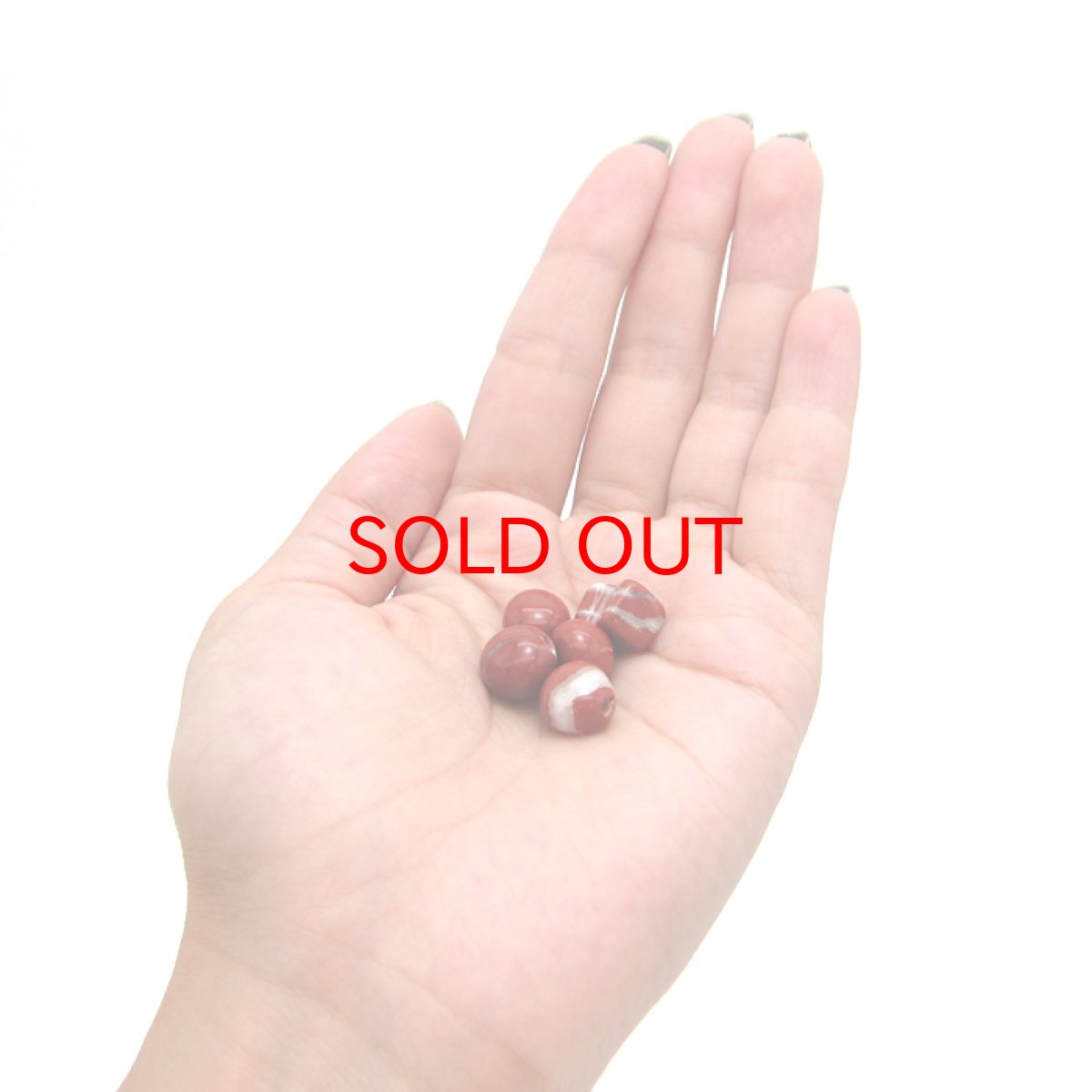 画像3: 【一粒売り】 佐渡赤玉石 原石ビーズ 小サイズ 新潟県産 赤玉石 赤石 ハンドメイド 天然石アクセサリー お守り 日本の石 稀少価値 パワーストーン 天然石 日本銘石 (3)