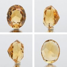 画像2: シトリン ルース 5.60ct ブラジル産【 一点物 】 Citrine 裸石 黄水晶 オーバルカット 11月誕生石 半透明 透明 お守り 浄化 天然石 パワーストーン (2)