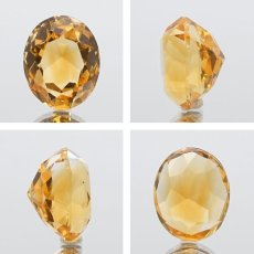 画像2: シトリン ルース 5.25ct ブラジル産【 一点物 】 Citrine 裸石 黄水晶 オーバルカット 11月誕生石 半透明 透明 お守り 浄化 天然石 パワーストーン (2)