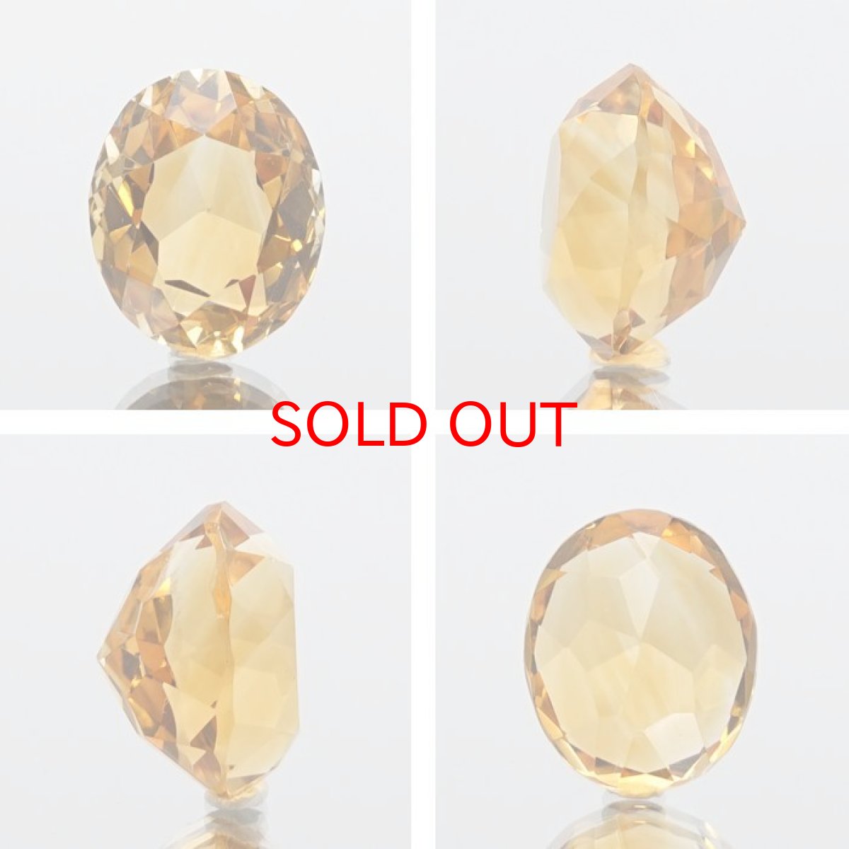 画像2: 【SALE 20%OFF】 シトリン ルース 5.2ct ブラジル産【 一点物 】 Citrine 裸石 黄水晶 オーバルカット 11月誕生石 半透明 透明 お守り 浄化 天然石 パワーストーン (2)