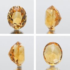 画像2: シトリン ルース 5.2ct ブラジル産【 一点物 】 Citrine 裸石 黄水晶 オーバルカット 11月誕生石 半透明 透明 お守り 浄化 天然石 パワーストーン (2)