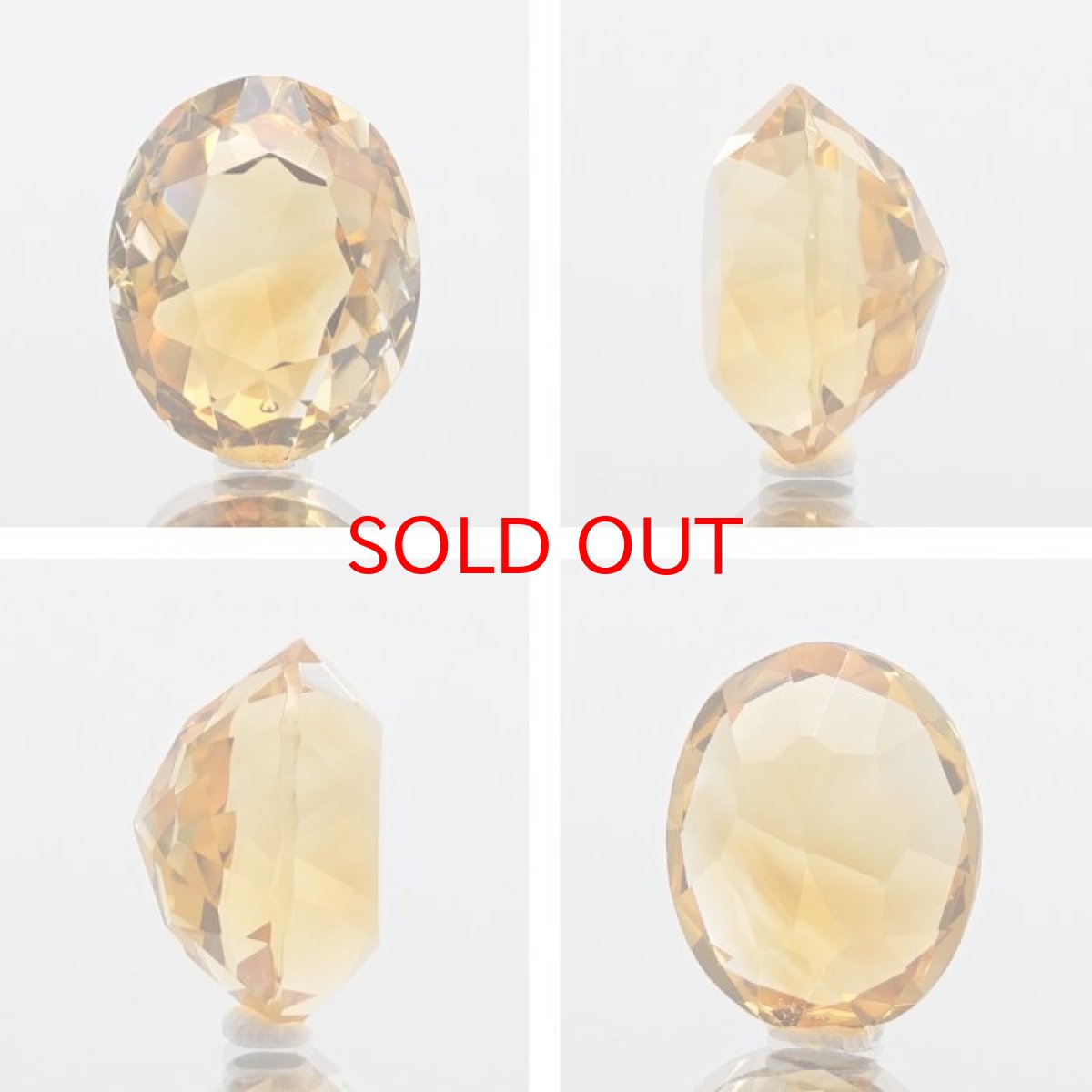 画像2: シトリン ルース 5.0ct ブラジル産【 一点物 】 Citrine 裸石 黄水晶 オーバルカット 11月誕生石 半透明 透明 お守り 浄化 天然石 パワーストーン (2)