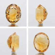 画像2: シトリン ルース 5.0ct ブラジル産【 一点物 】 Citrine 裸石 黄水晶 オーバルカット 11月誕生石 半透明 透明 お守り 浄化 天然石 パワーストーン (2)