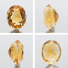 画像2: シトリン ルース 4.95ct ブラジル産【 一点物 】 Citrine 裸石 黄水晶 オーバルカット 11月誕生石 半透明 透明 お守り 浄化 天然石 パワーストーン (2)