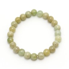 画像7: 【 一点物 】 翡翠 ブレスレット 8mm ミャンマー産 Jade Jadeite ひすい ヒスイ 5月誕生石 お守り 浄化 希少 天然石 パワーストーン (7)